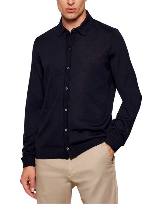 Polo in maglia 100% lana vergine Hugo Boss | 50550087404